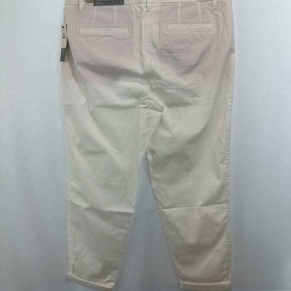 NWT Talbots Girlfriend Relaxed Chinos Size 12 Supersoft Ankle Length - Picture 3 of 9